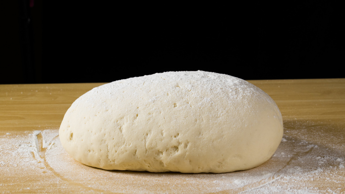面粉揉面做包子馒头面发酵全过程