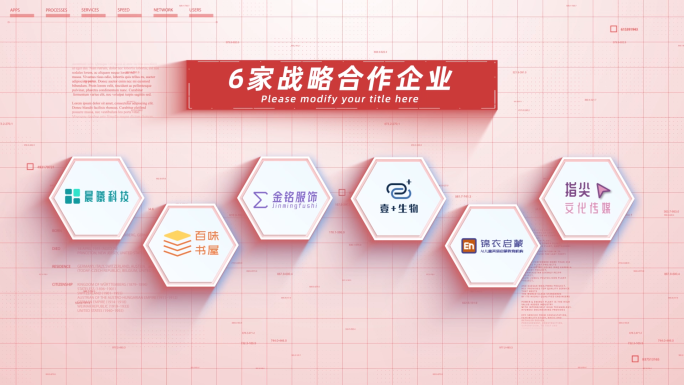 【6】企业合作加盟六大logo展示