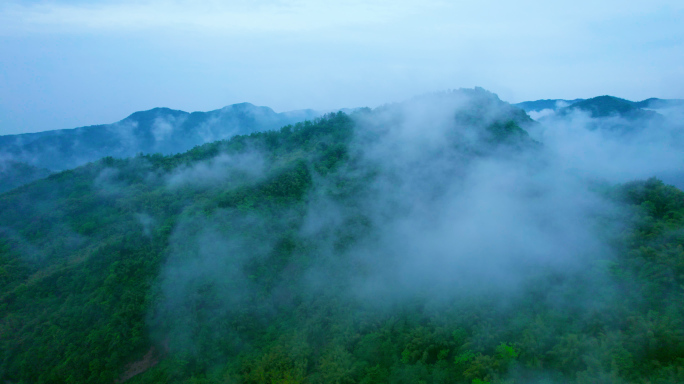 大山深处航拍 4K