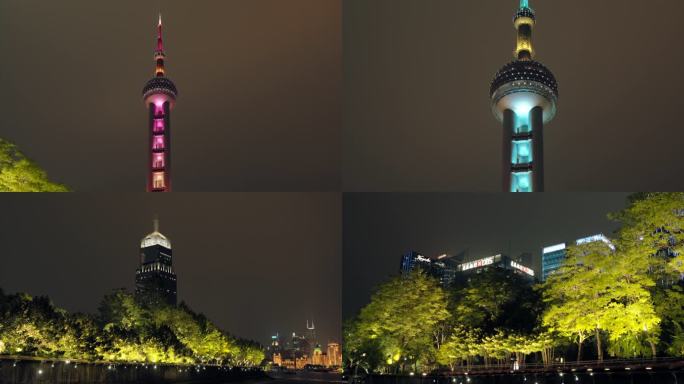 上海陆家嘴夜景