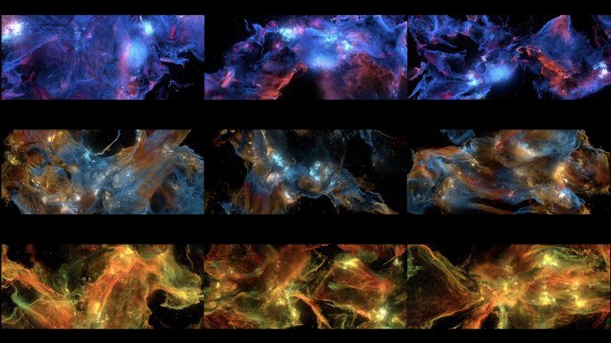 唯美星云04-3D粒子渲染-5亿粒子量