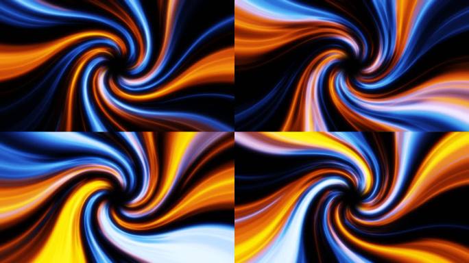 抽象旋涡能量爆发扭曲螺旋线特效通道
