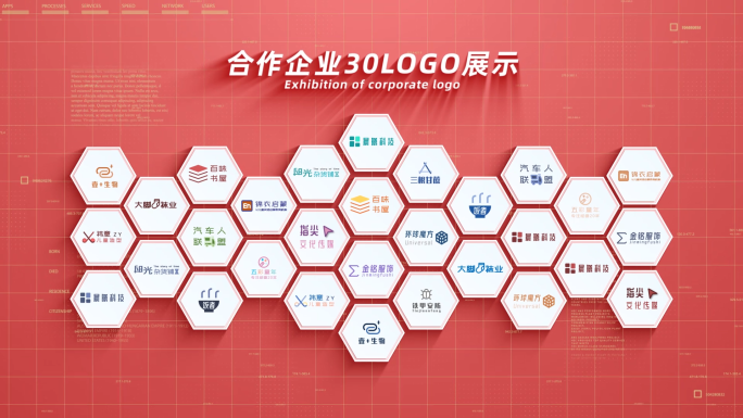【30】红色合作公司三十LOGO展示