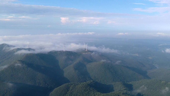 大山云海风车延时