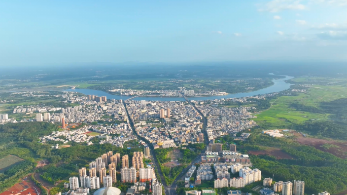 海南澄迈4K城市大景