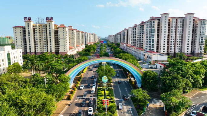 海南澄迈4K城市大景