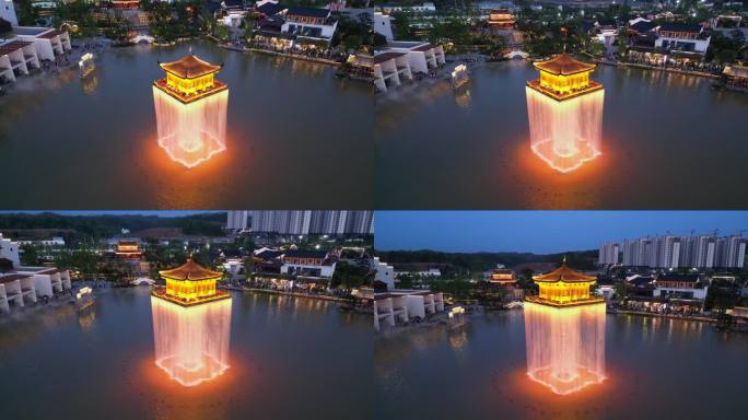 婺女洲景区特色建筑物