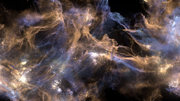 唯美星云02-3D粒子渲染-5亿粒子量