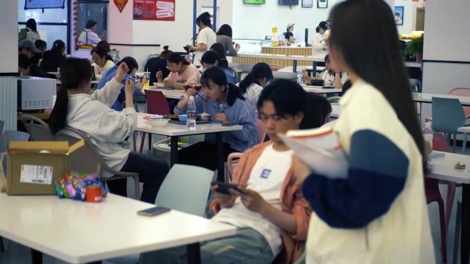 学校食堂 大学食堂 食堂 食堂就餐