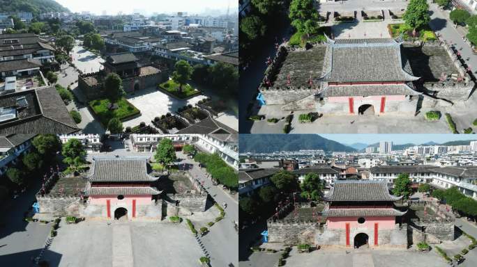 合集福建汀州古城4A景区航拍