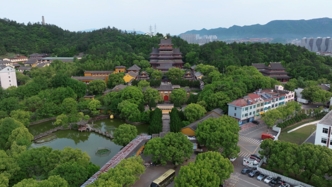 【4k合集】航拍横店大智禅寺