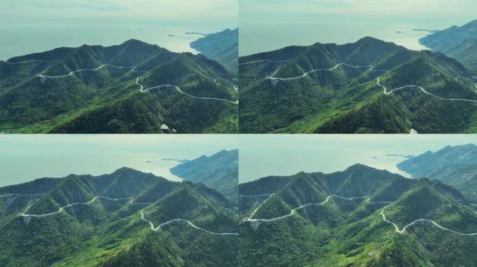 青岛崂山风景区航拍