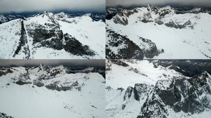 戍守边疆 冰山 川西达古冰山 巍峨雪山