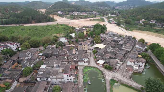 台山百年桥校-培新学校航拍