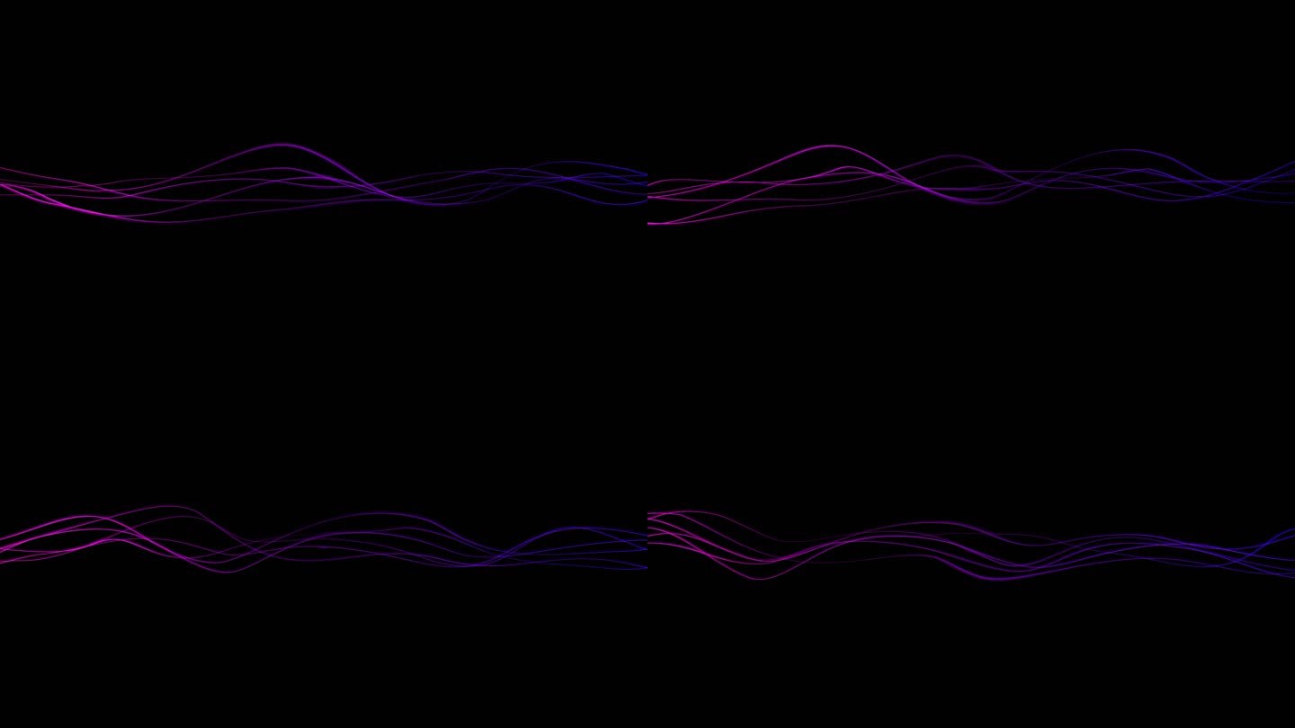 4k彩色粒子光线-无缝循环带透明通道