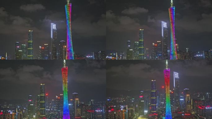 广州塔 珠江新城 超高空 客机视角