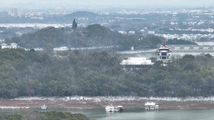 江苏溧阳天目湖太公山4K航拍