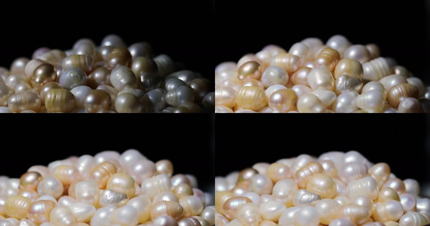 异型珍珠淡水珍珠无核珍珠天然珍