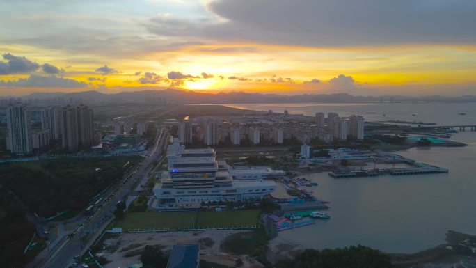 珠海淇澳岛世纪晚霞