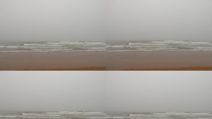 雾中的大海