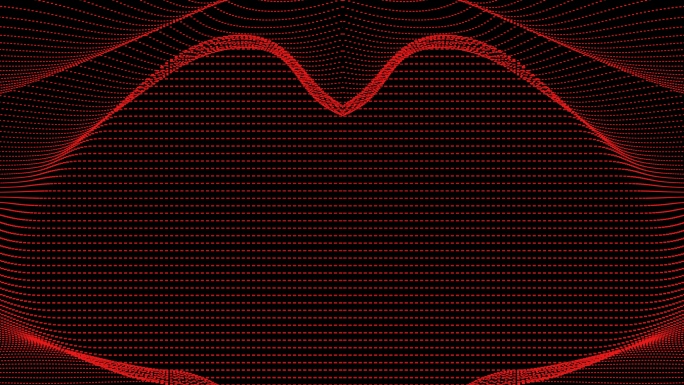 【4K时尚背景】黑红炫酷点线光点动态暖场