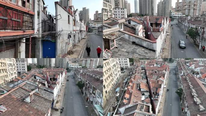 上海杨浦区纸片楼拆除前珍贵影像