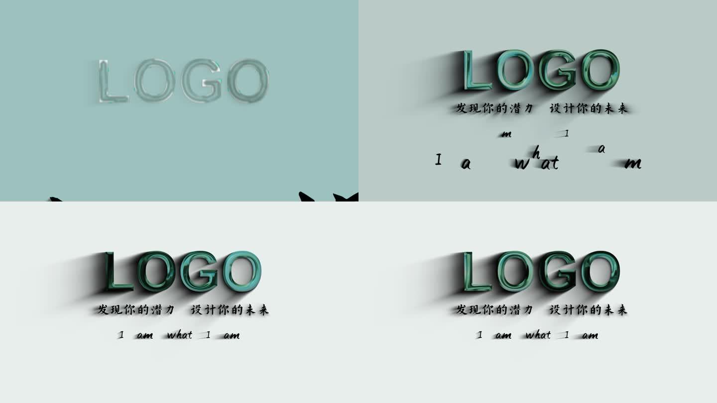 （无插件）简洁科技LOGO演绎AE模板