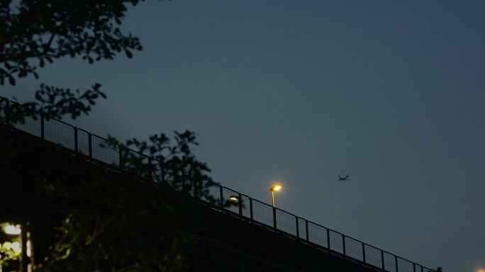 夜晚安静抑郁空镜头