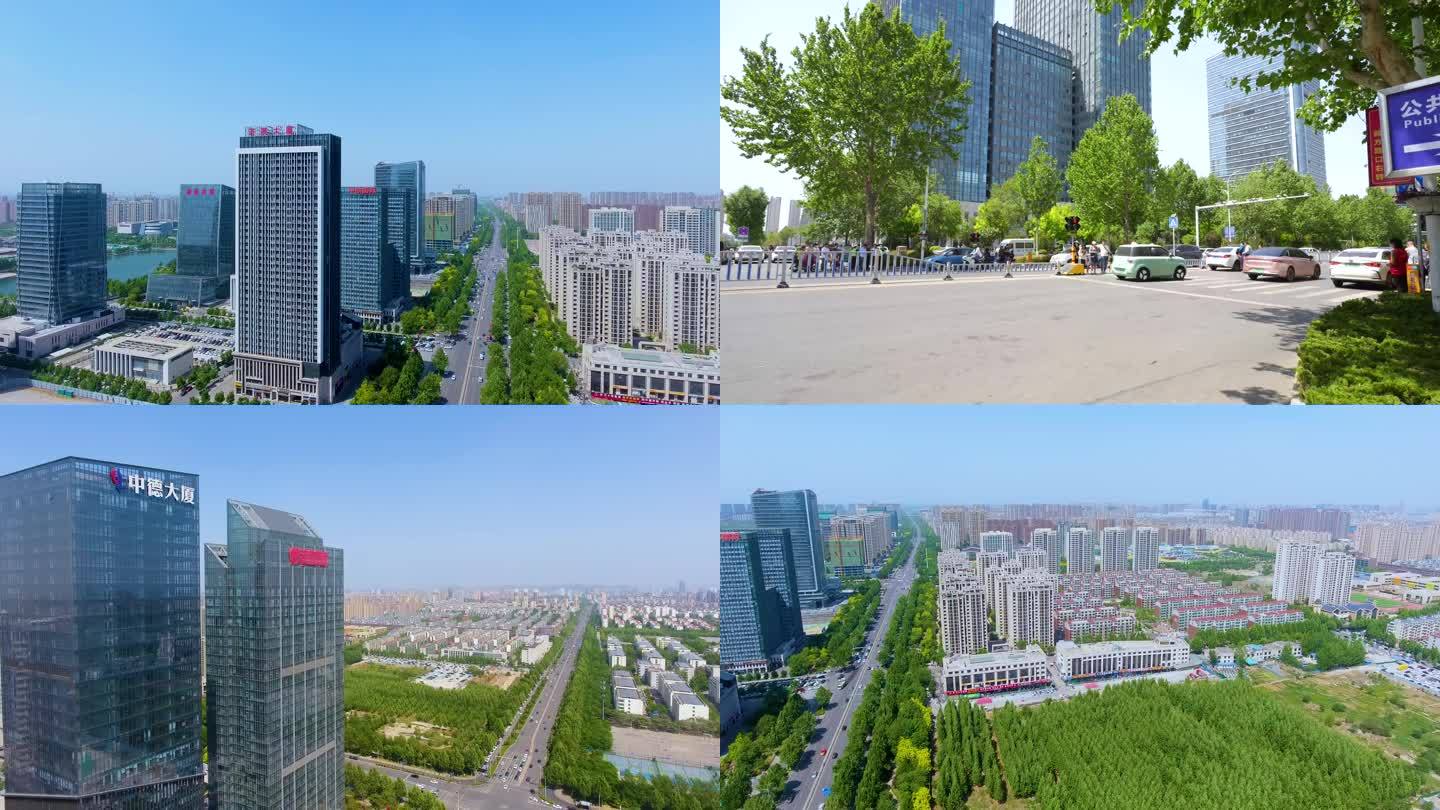 淄博城市建设，北京路交通，楼宇