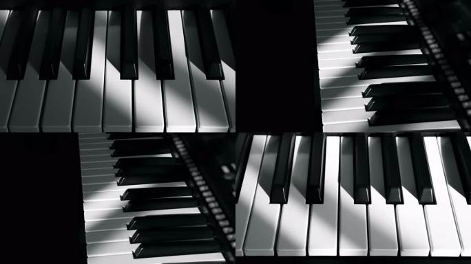 8K钢琴琴键