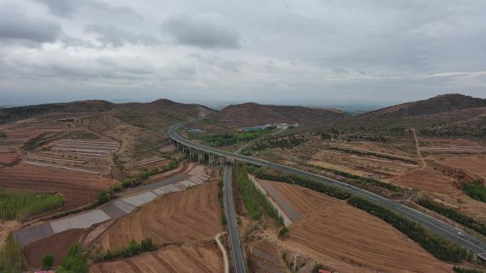 4k航拍乡村公路