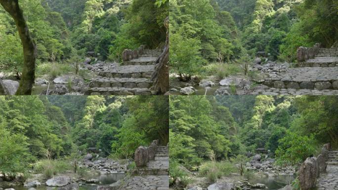 浙江温州楠溪江自然风景