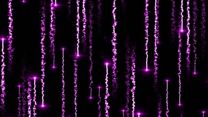 竖屏粉紫色粒子上升下落视频-循环