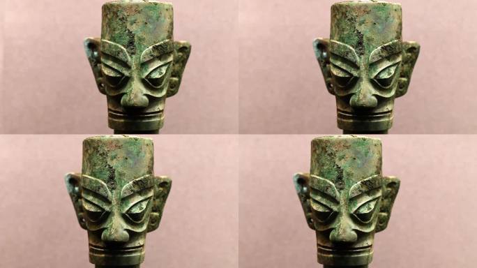 三星堆博物馆青铜面具