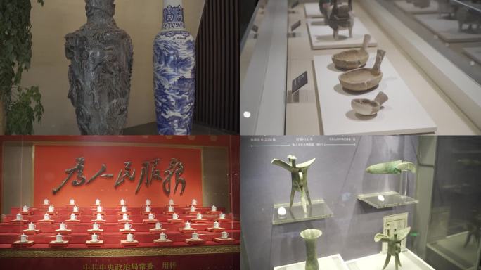 4K 各种陶瓷器 古董 古物 陶瓷博物馆