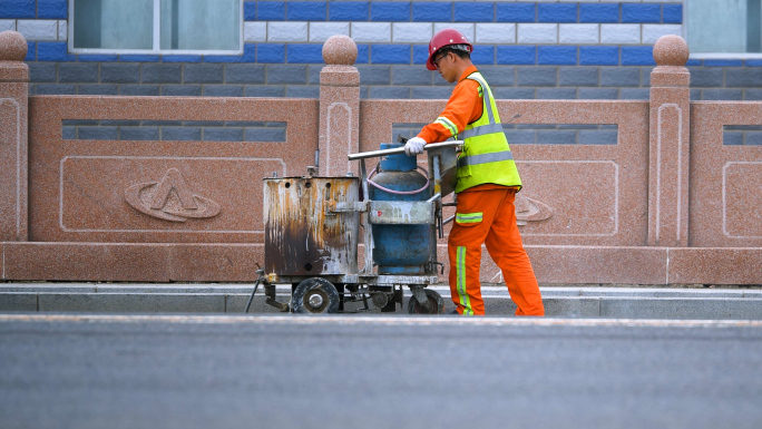 公路道路划线机施工作业道路交通设施