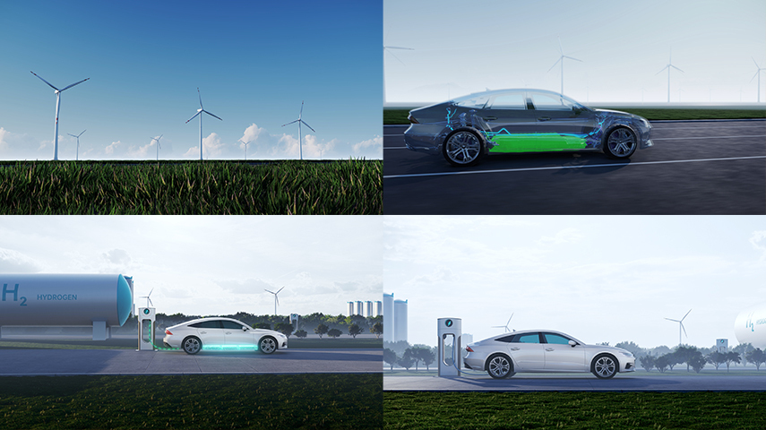 新能源汽车充电桩充电清洁能源节能风机电力
