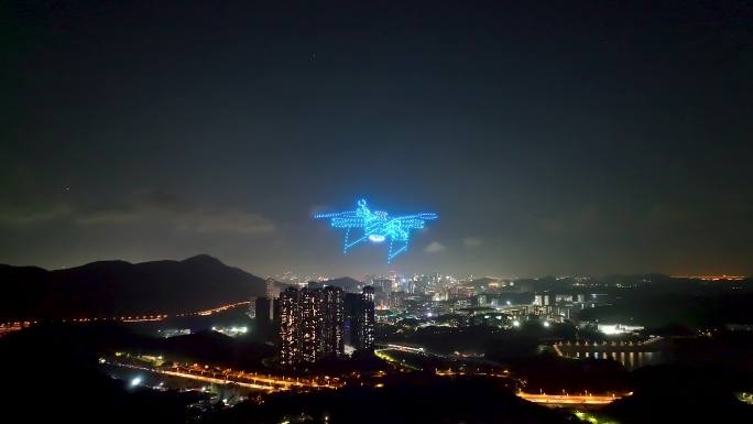 【4K】深圳龙华低空经济-无人机表演