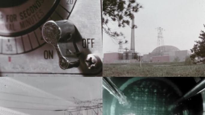 上世纪核电站 核发电 核电机组