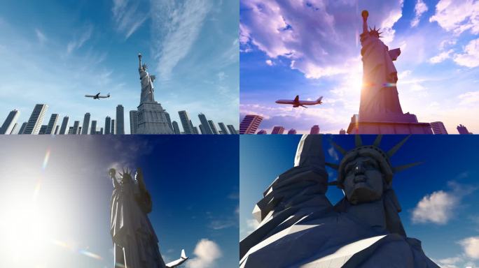 美国纽约自由女神像雕塑像