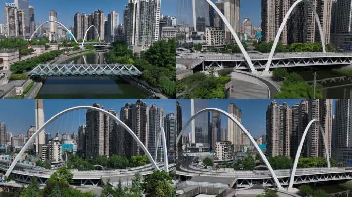 城市景观--朝阳桥t和人民大道南明河大桥