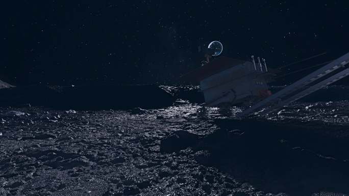 月球表面 玉兔号 探测车 探月工程