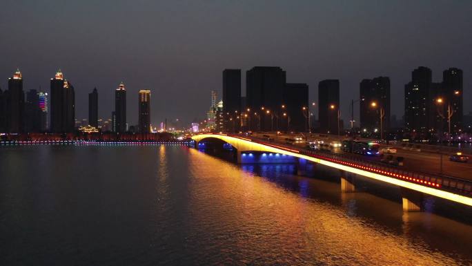 蚌埠市夜景航拍3