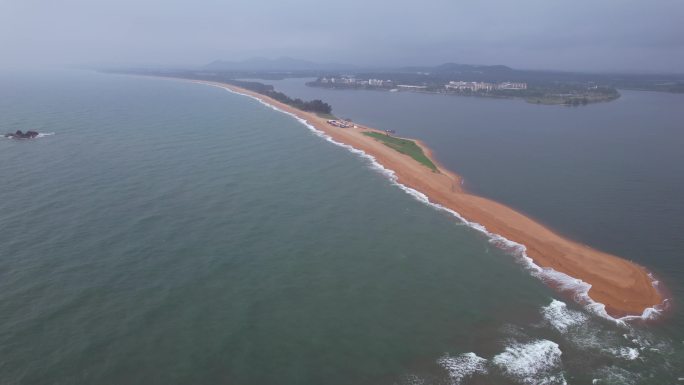 海南琼海博鳌玉带滩博鳌论坛海岸线