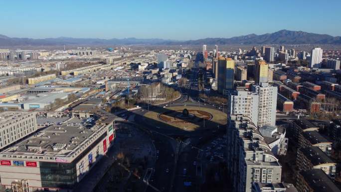 平谷区 地标 航拍 北京市