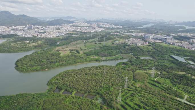 石岩湖航拍