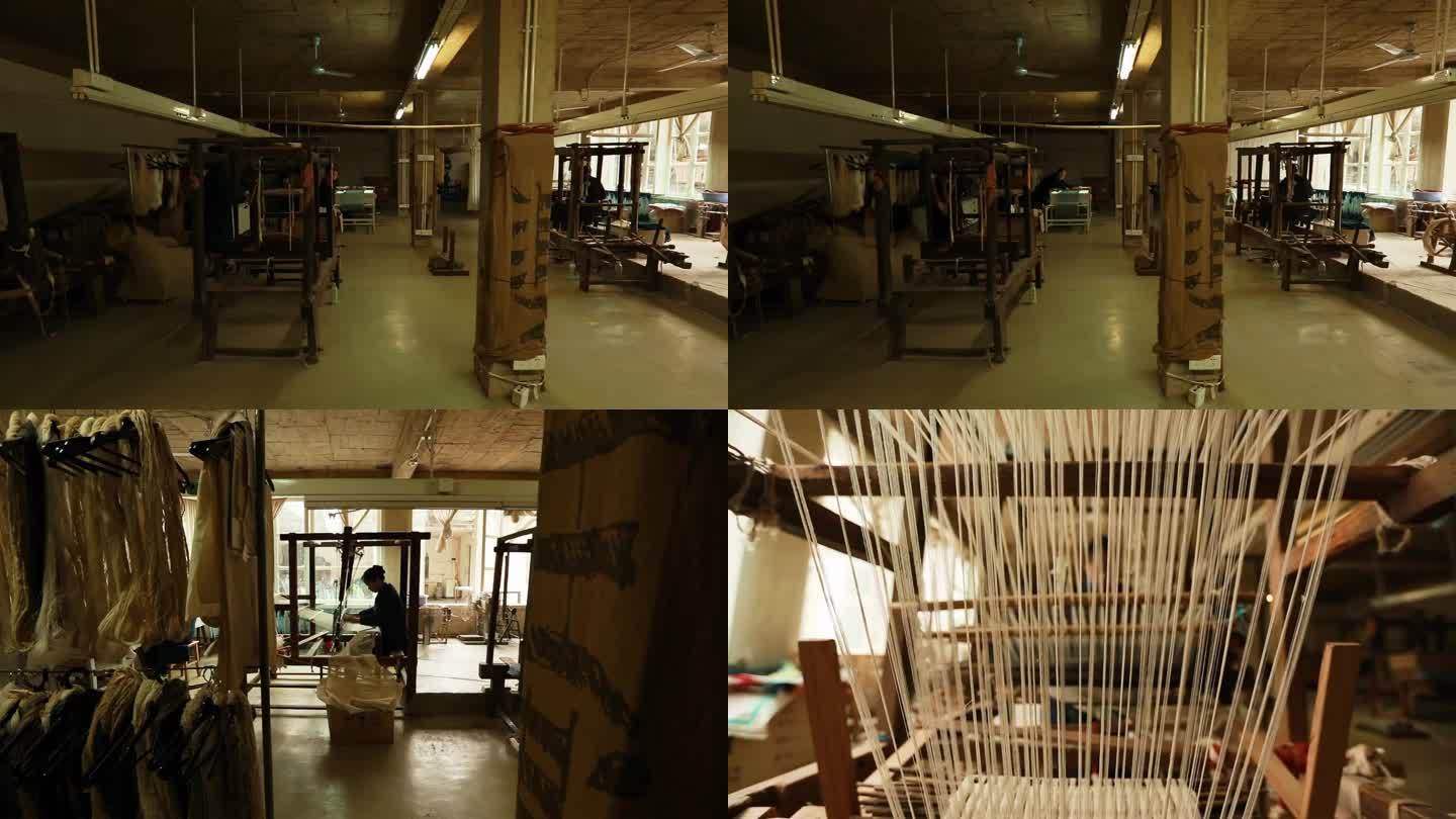 织布车 手工制作 工人制作