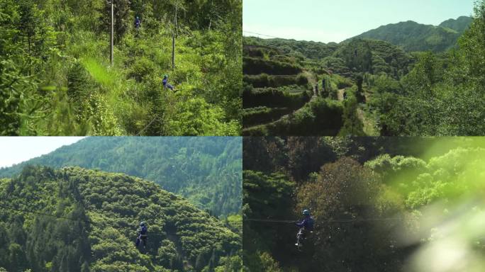 电缆检修维护 山区村落 电力工人