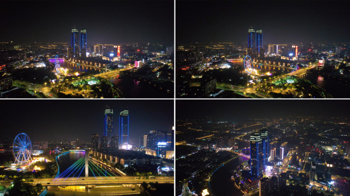 湖州环城河夜景