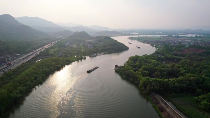 余姚 河姆渡遗址公园 余姚江